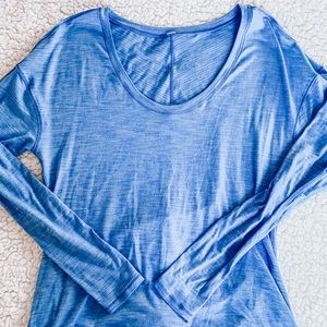 blue lululemon shirt (size 8)